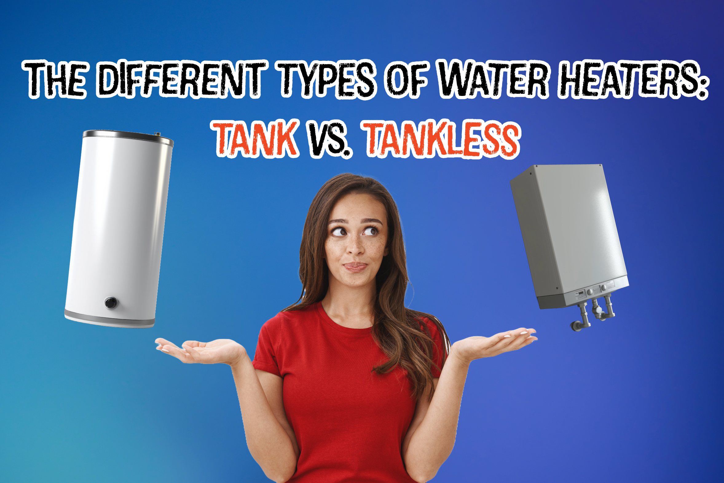 Grove City, Ohio plumbing blog on the differences between tank and tankless water heaters.